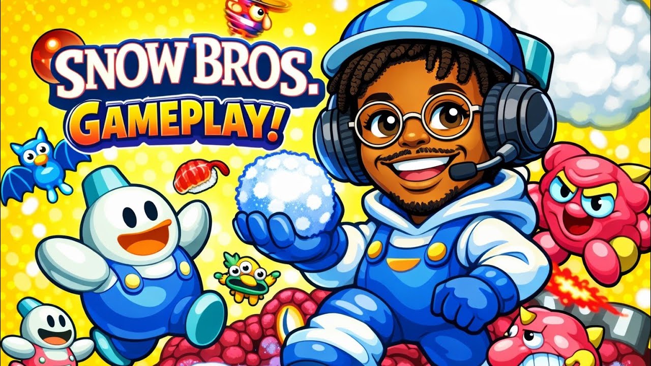 🎮 Snow Bros. (1990) – Sega Genesis Gameplay | Cozy Retro ASMR Vibes ❄️