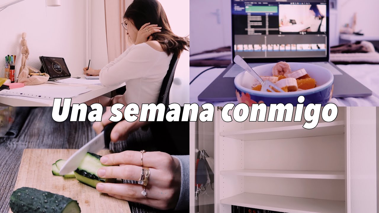 Una semana conmigo { estudiar, reorganizar la habitación, exámenes, editar }