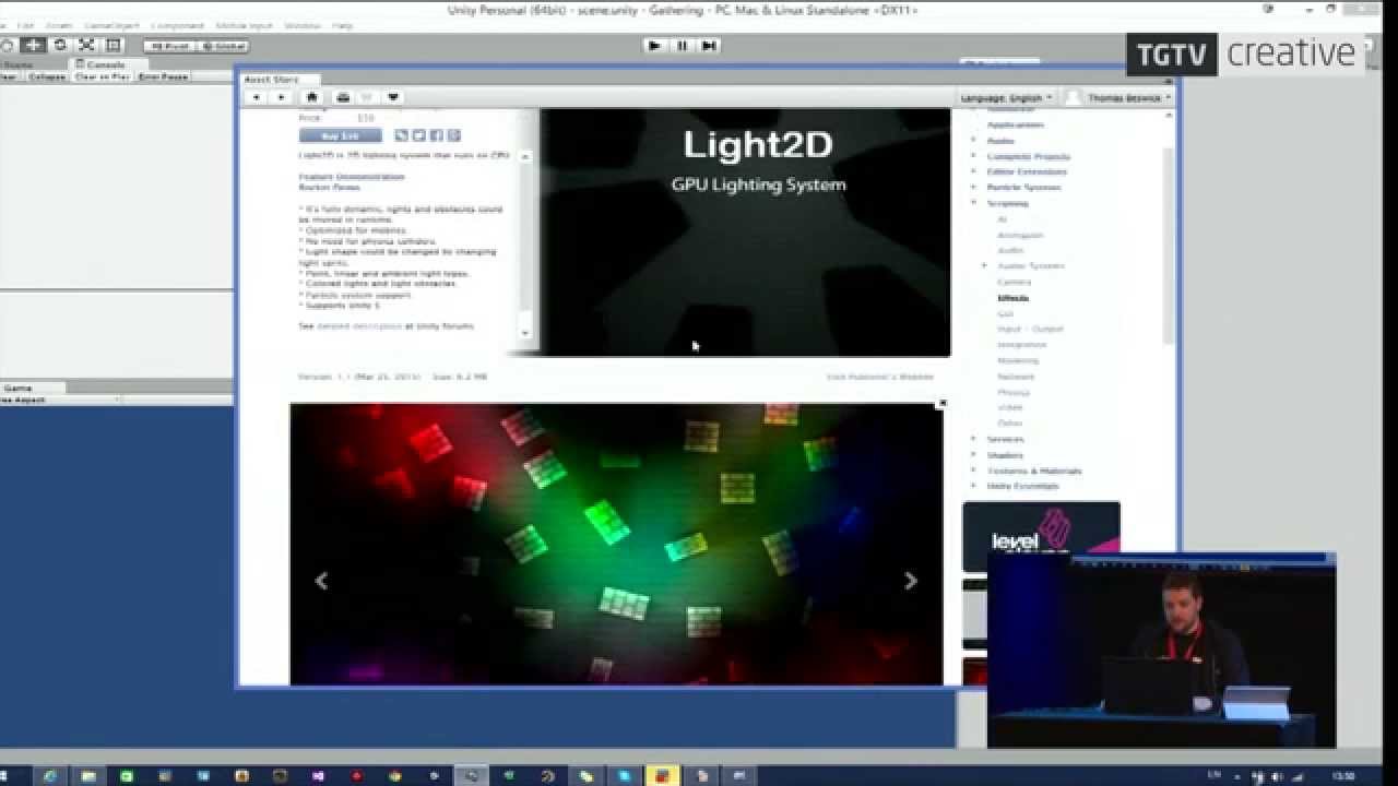 TG15 - Lecture - Unity and game development