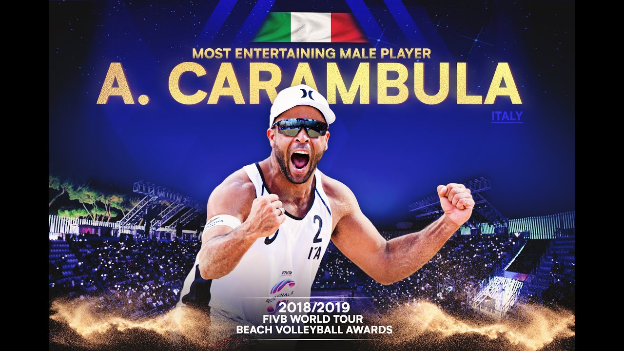 Adrian Carambula - Most Entertaining Player | FIVB World Tour Beach Volleyball Awards 2018/19