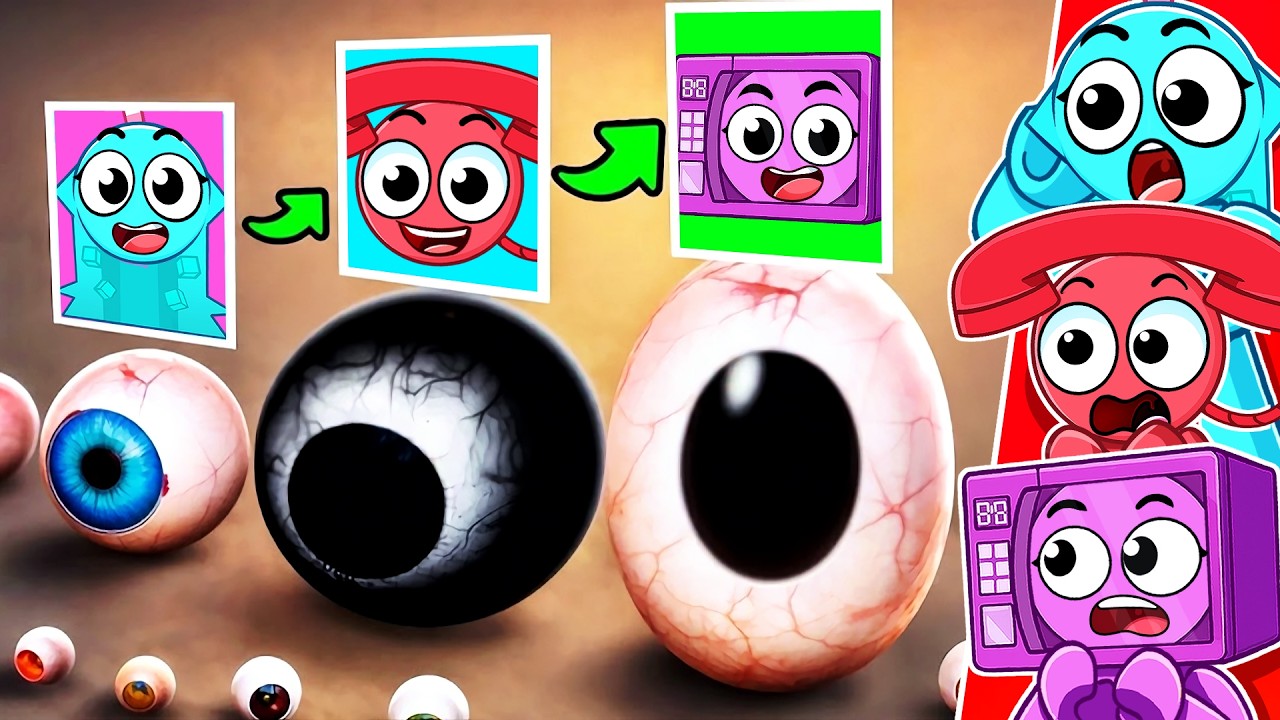 EYEBALL SIZE COMPARISON?! (WHICH IS THE BIGGEST?!)