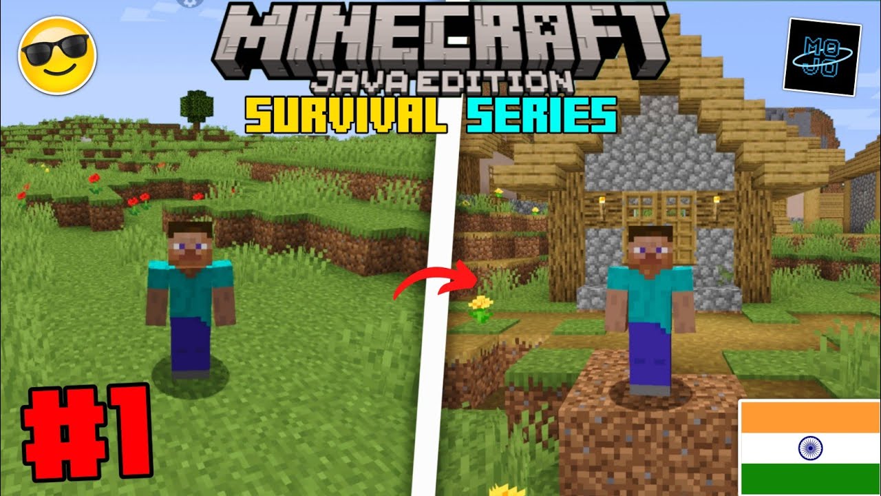 Mojo Launcher || Minecraft Java Edition Survival Series EP 1 First Time Java 