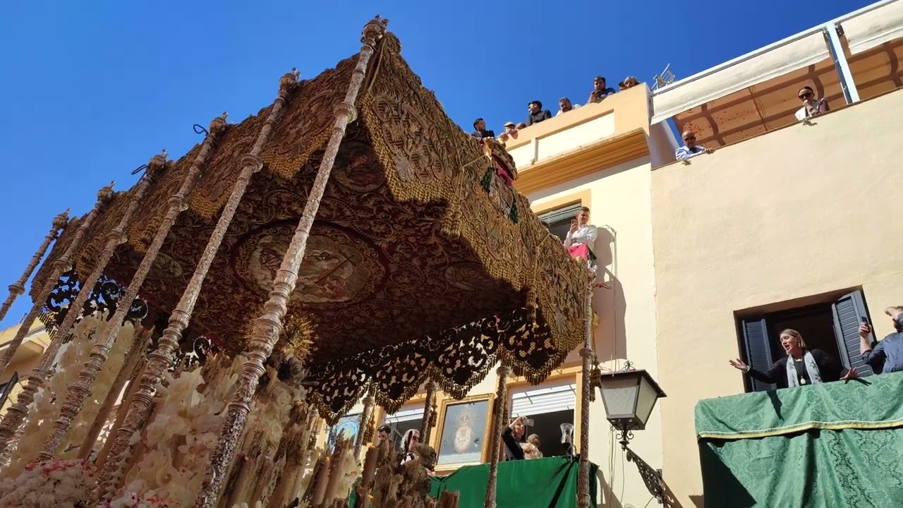 semana santa 2023, la esperanza Macarena en calle parras 4k