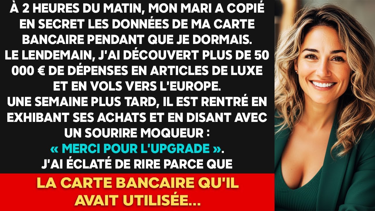 Mon mari a volé ma carte et est parti en Europe. Il ignorait une chose essentielle…