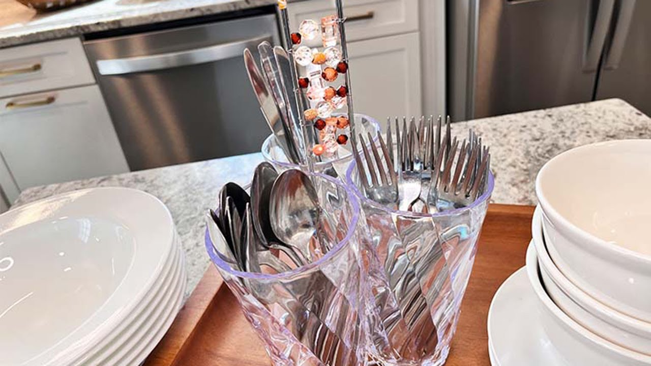 #Craftidly - DIY Silverware Caddy