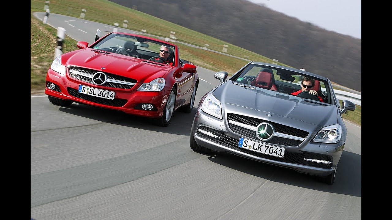 Mercedes SL vs. SLK - Vergleich der Stern-Cabrios