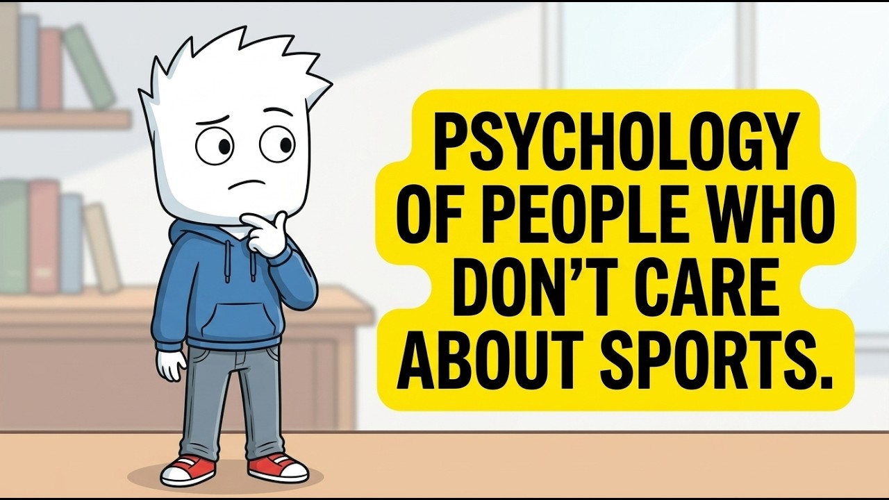 Psychology of People Who DON'T Care About Sports