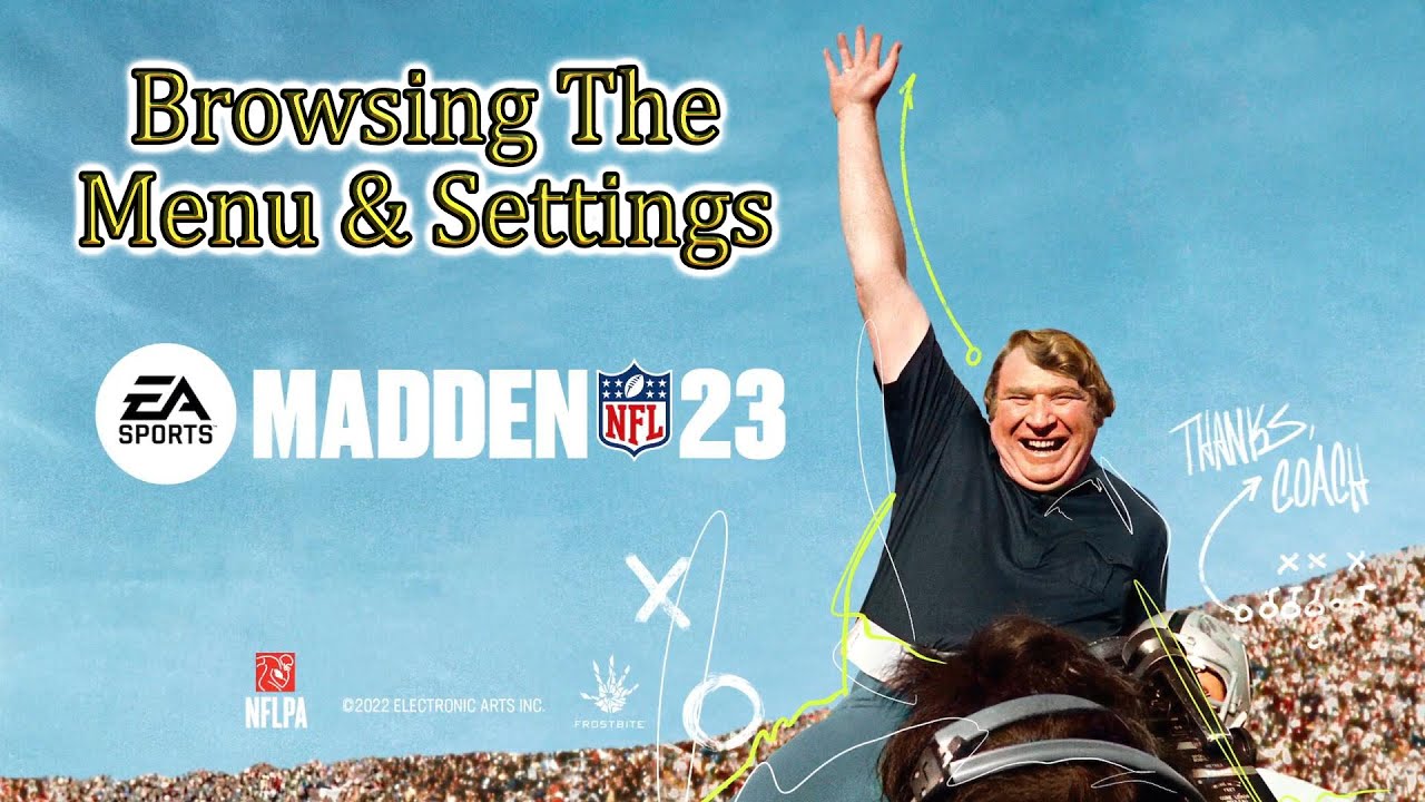 Madden NFL 23🏈Browsing The Menu & Settings (NO GAMEPLAY)