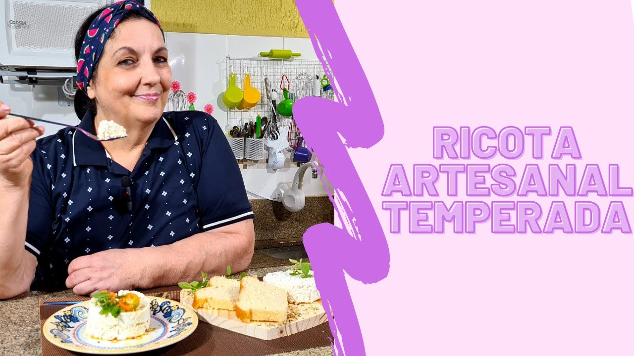 Ricota Artesanal Temperada - Delícias da Sil