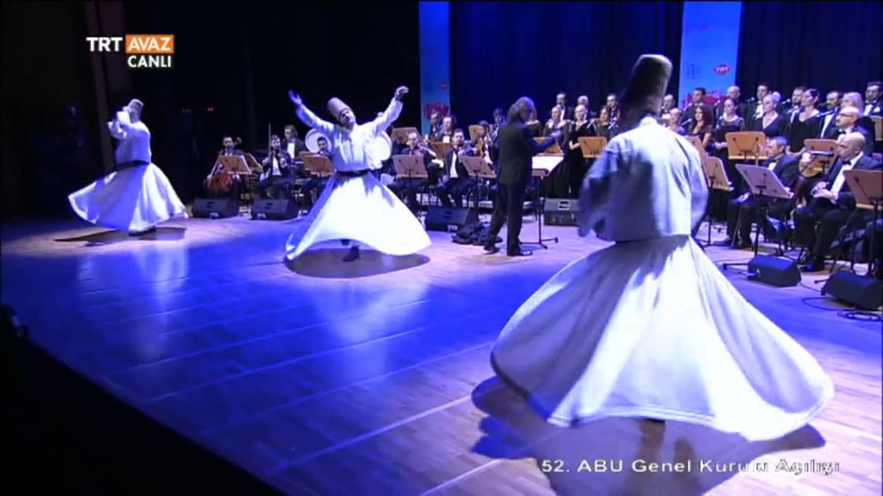 Semazen G&ouml;sterisi - G&ouml;&ccedil;t&uuml; Kervan - 52. ABU Genel Kurulu A&ccedil;ılışı - TRT Avaz