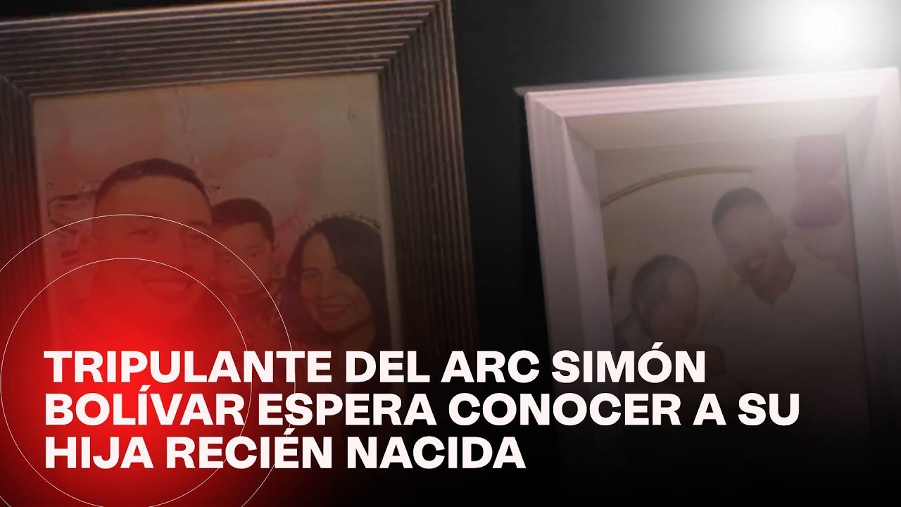 Suboficial García espera con ansias volver a Colombia para abrazar por primera vez a su hija