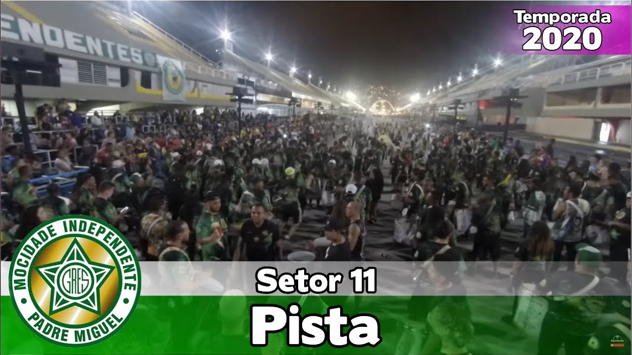 Mocidade 2020 - Bateria no setor 11 - Pista - #S1120