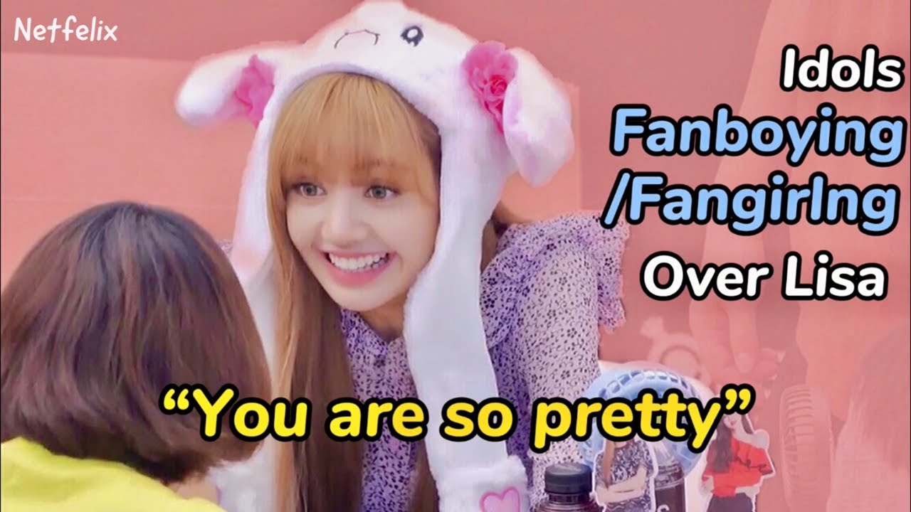 Lisa being admired by everyone (including other idols)