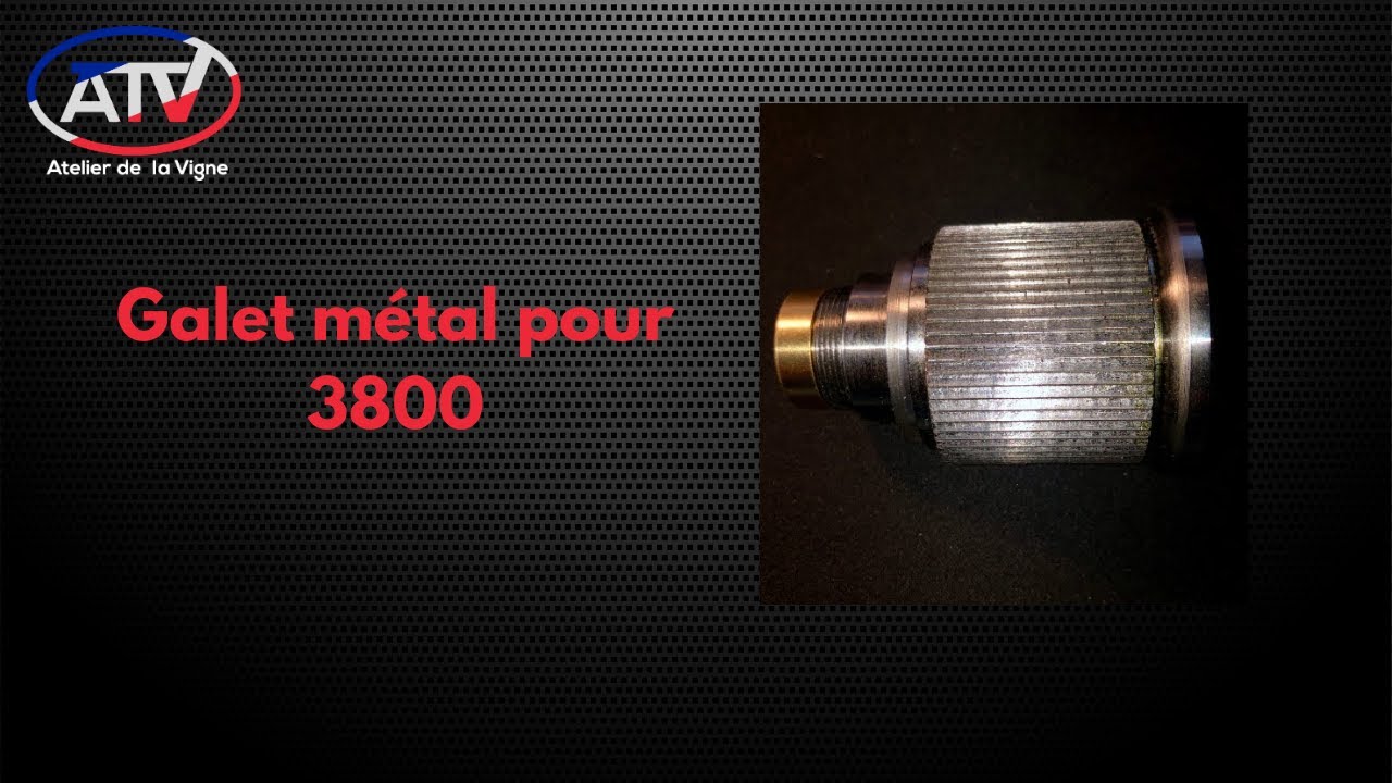Galet métal pour 3800
