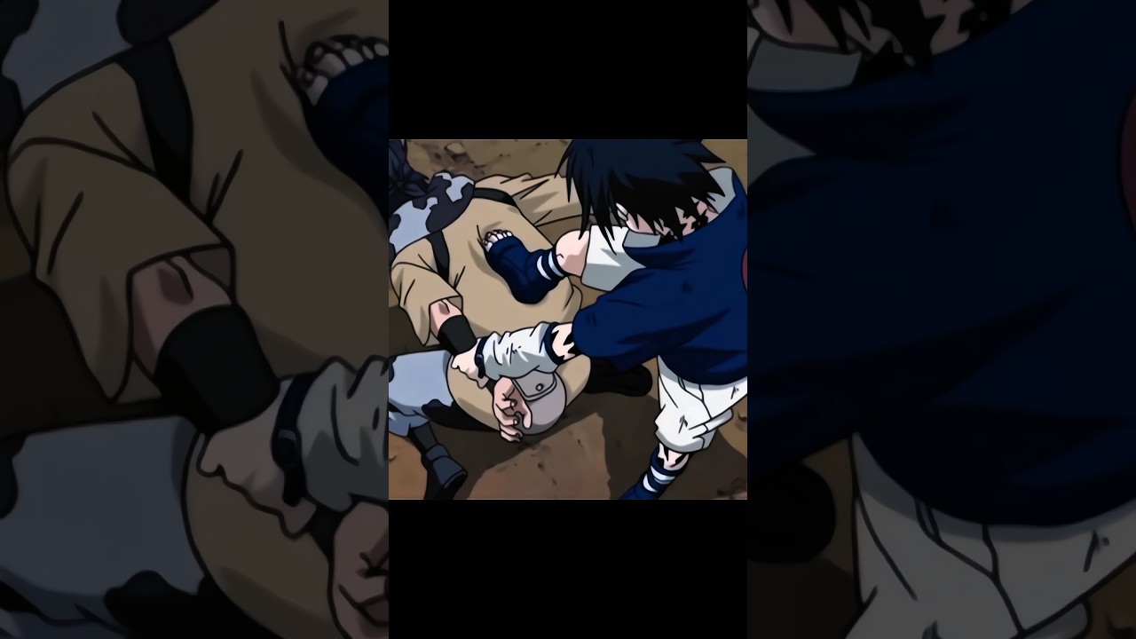 Sasuke Unleashing Orochimaru's powers [Chunin exam] #sasuke #anime #naruto #chuninexams #empathy