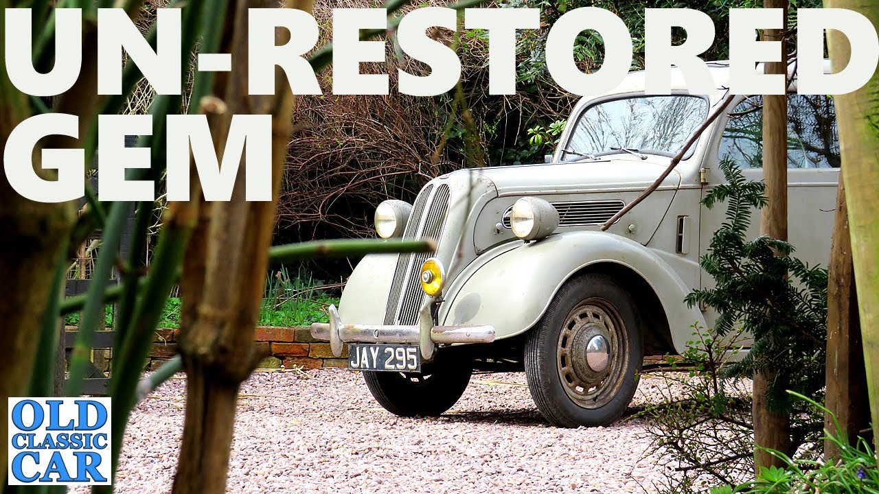 Сохранившийся оригинальный Ford Anglia E494A — прогулка и поездка на классическом британском авто...
