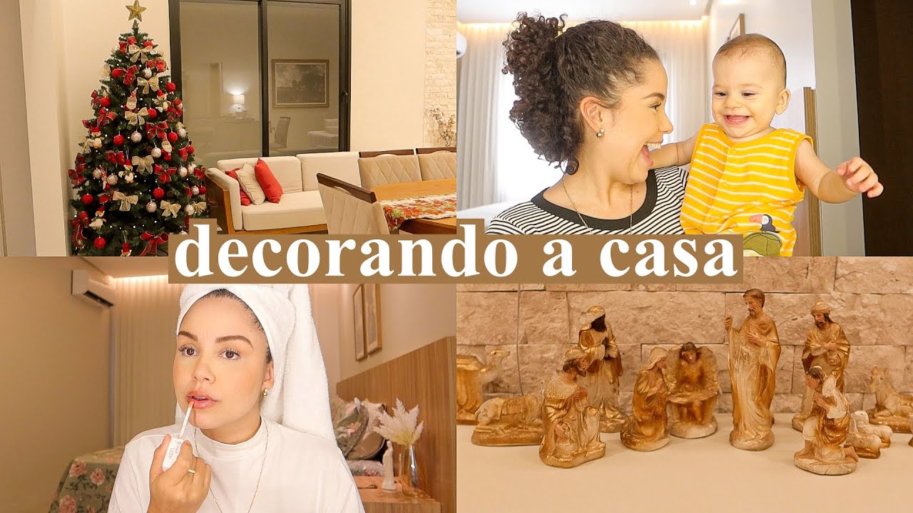 Decorando a casa pro Natal, montando presépio, rotina mãe de dois, arrume-se comigo, descanso... 🎄