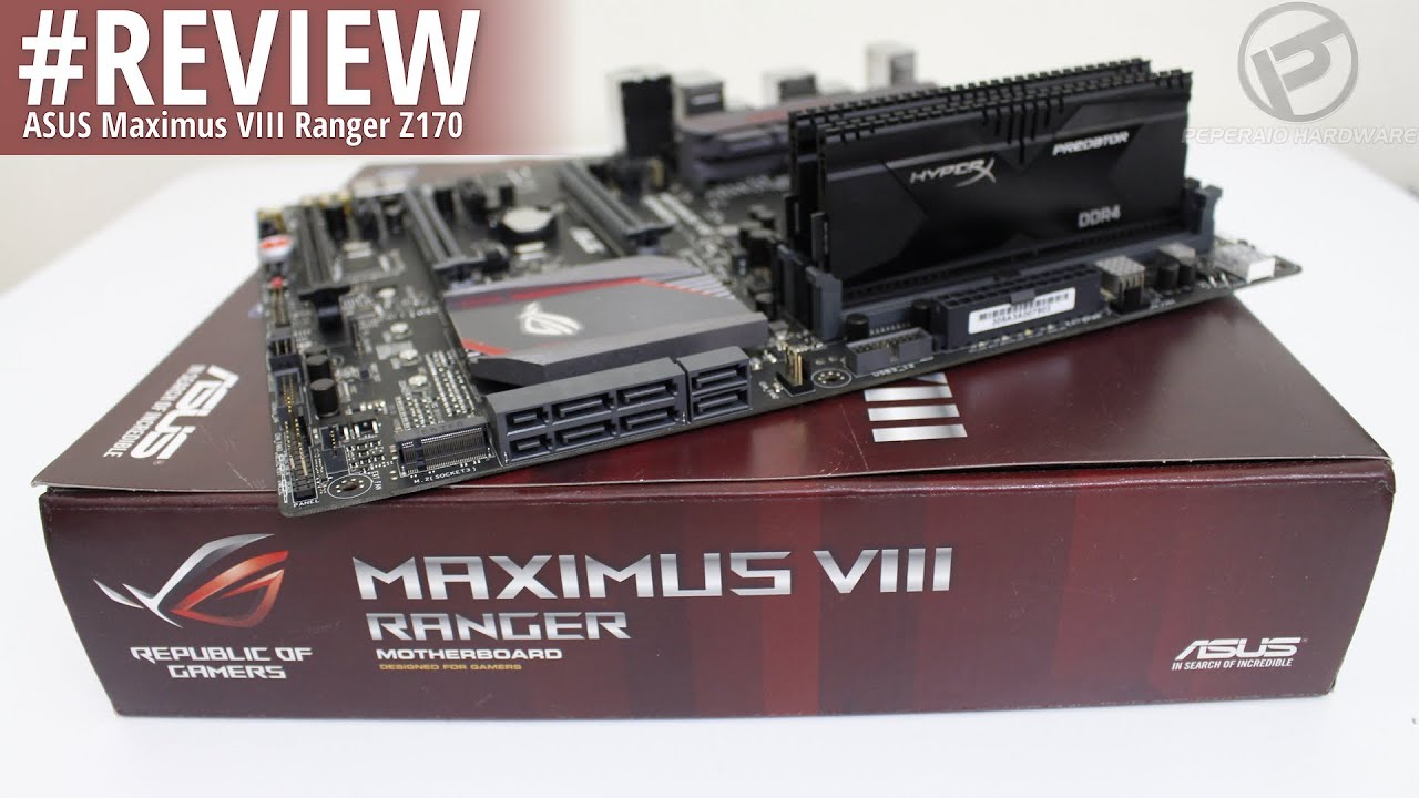 ASUS ROG Maximus VIII Ranger Z170 - Nova linha de placas-mãe para CPU Skylake / DDR4 PT-BR (1/2)