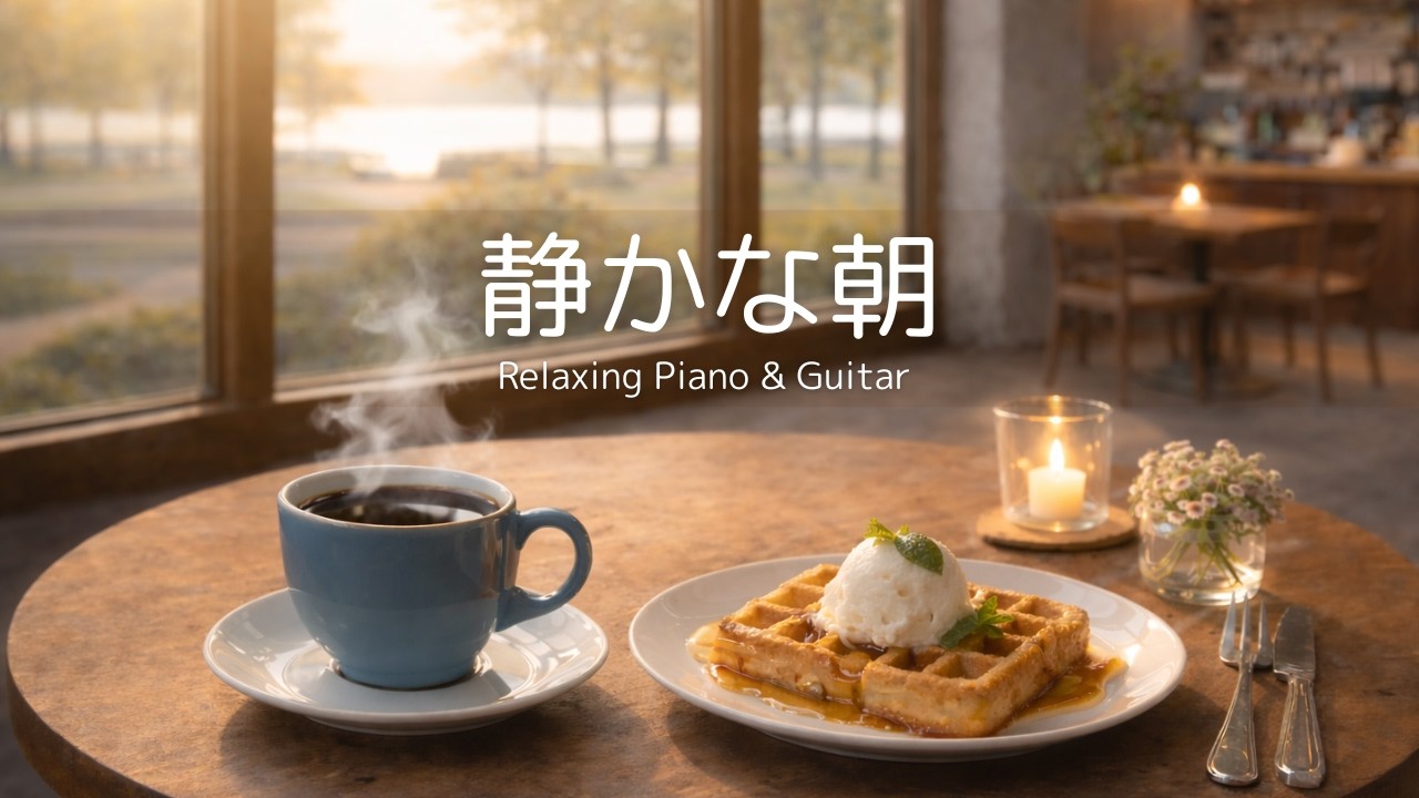 【朝カフェBGM】静かな朝｜仕事前に心を整えるピアノ＆ギター