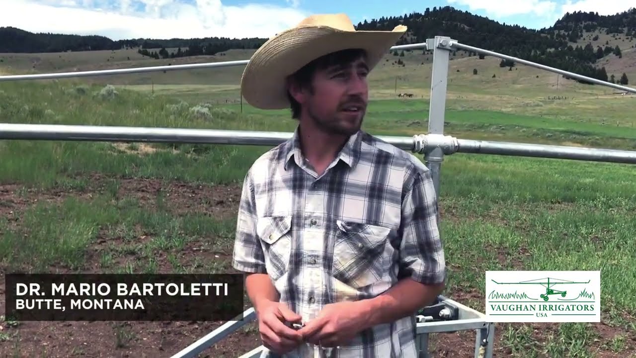 Vaughan Irrigators USA - Testimonial Video -  Butte, Montana - Standard Irrigator