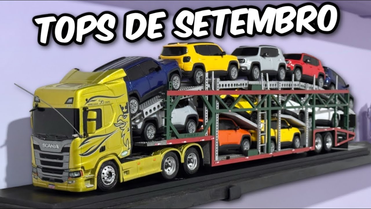 AS 7 MINIATURAS DE CAMINHÃO MAIS TOPS DE SETEMBRO