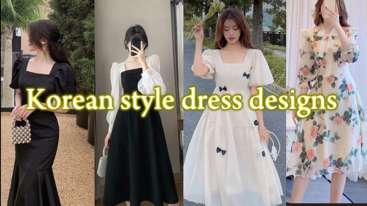 Korean style frock designs l frock design l Aesthetic frocks l dress designs l