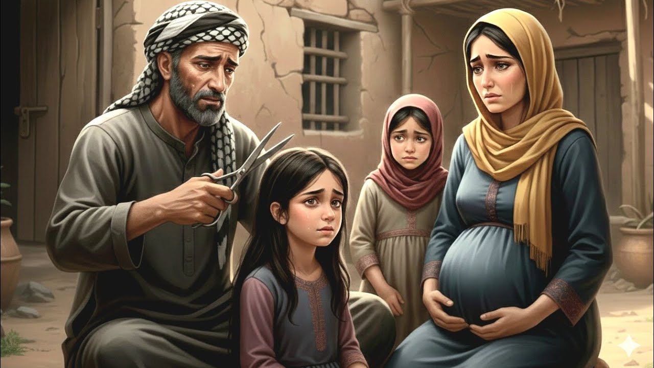قصة الرجل الذي كلما أنجبت زوجته فتاة، قص شعرها وأمر زوجته أن تخفيها إلى الأبد حتى لا ينكشف السر.