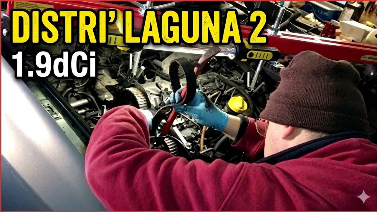Distribution Laguna 2 phase 1 1.9dci de 2003 moteur non déposé .... ( Va t'elle redémarrer ??? )