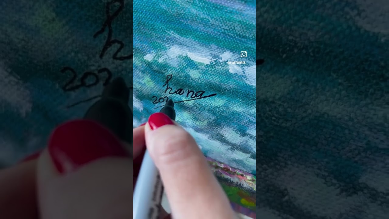 #seascapepainting #shorts #acrylicpainting #art #originalart #artwork #youtubeshort #sunsetpainting