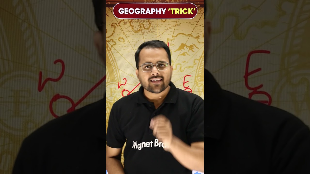 How to remember Cardinal and Intermediate Directions easily? 🧭 | Geography Trick #geography