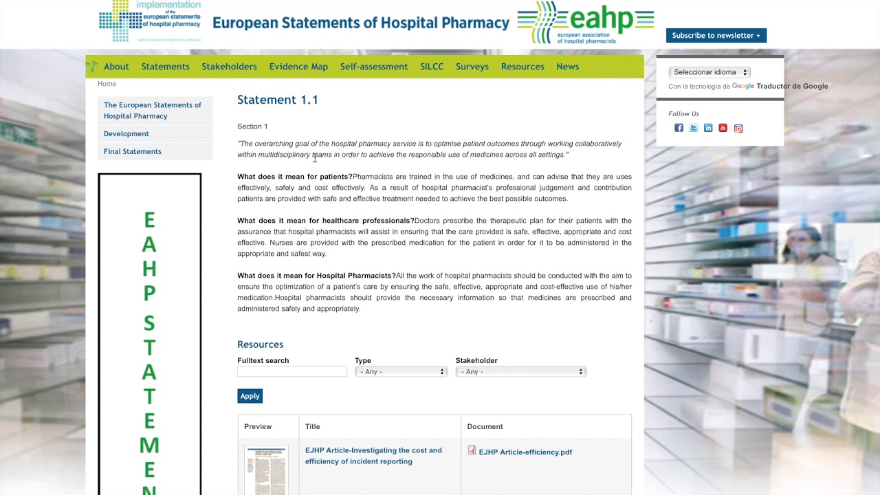 Tutorial on how to use the online self-assessment tool