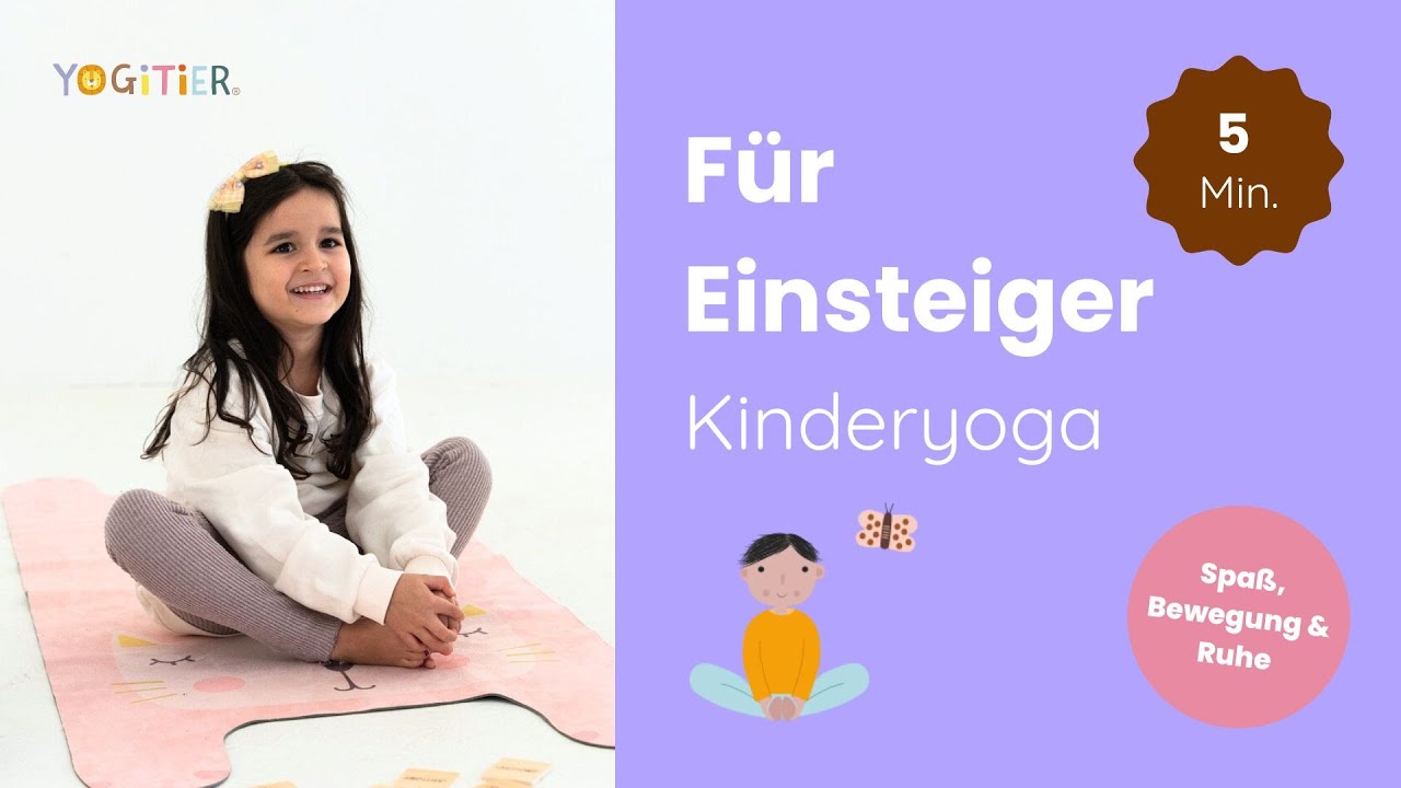 Kinderyoga für Anfänger | 5 einfache Yoga-Übungen für Kinder zum Mitmachen