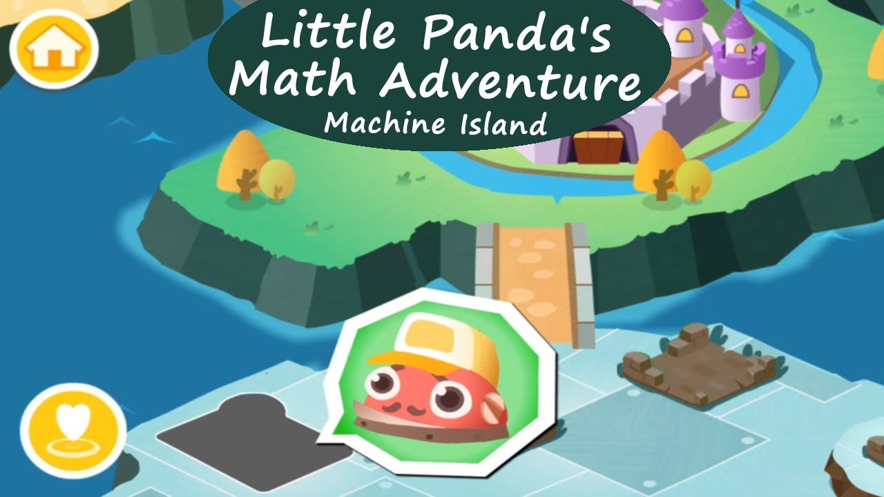 Little Panda's Math Adventure - Machine Island - Enter Math Maze | Babybus Games