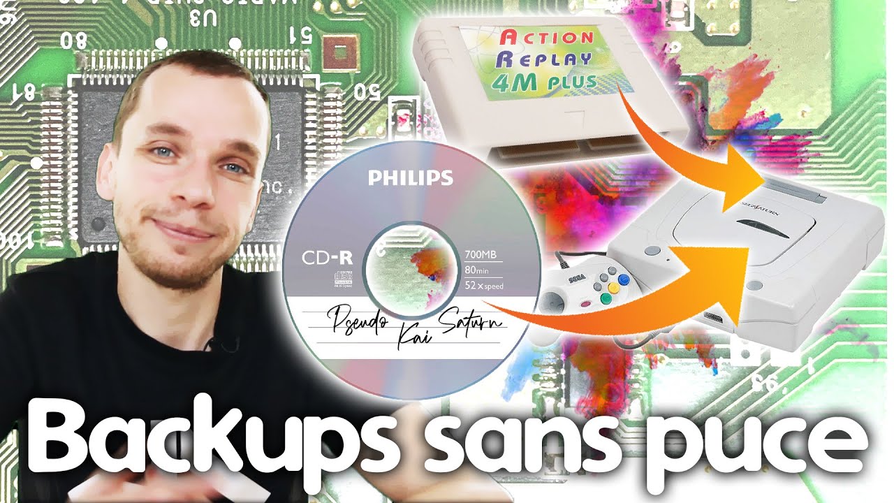 LIRE SES BACKUPS SANS PUCE SUR SEGA SATURN !! 👆