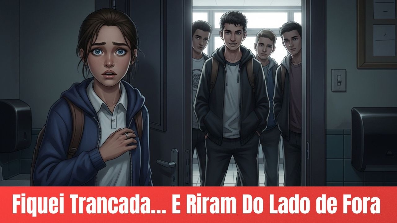 Eles Me Trancaram no Banheiro da Escola e Riram Enquanto Eu Implorava Para Sair