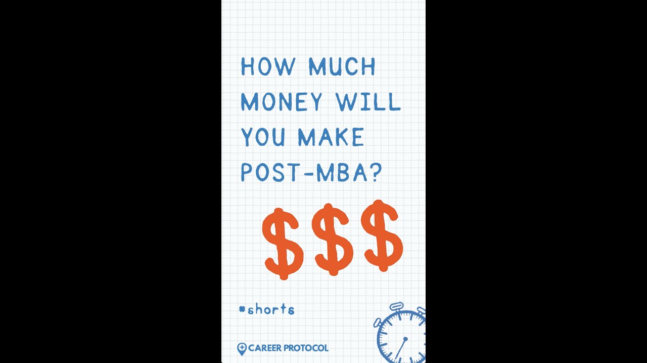 MBA Salary | How much money do MBAs make? #shorts