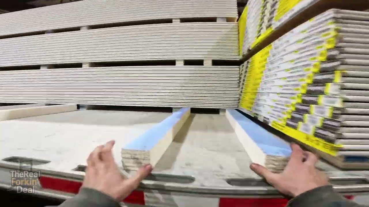 Off-loading a FULL truck of sheetrock shouldn't be THIS EASY *Full Length*