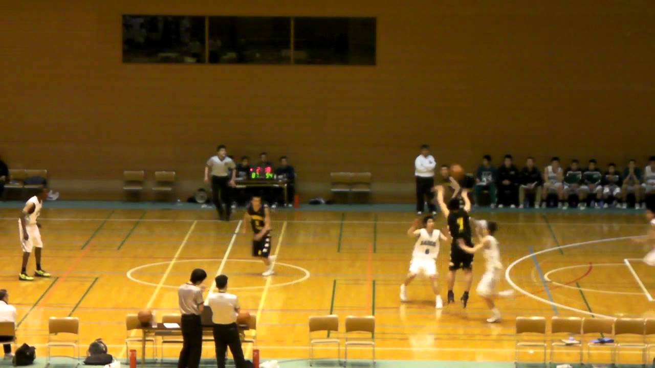 福岡第一vs延岡学園(4Q)高校バスケ 「KAZU CUP 2012」決勝