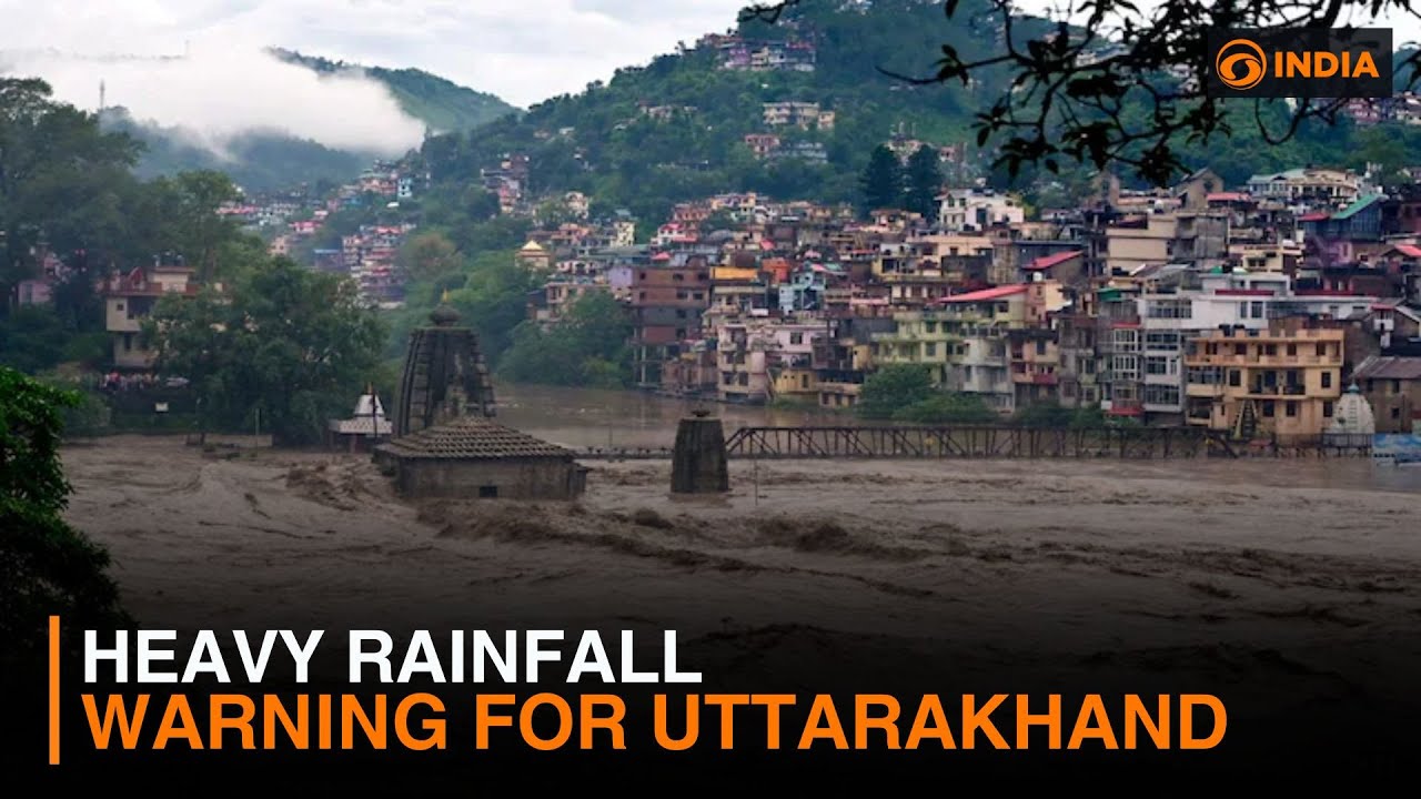 Heavy rainfall warning for Uttarakhand | DD India