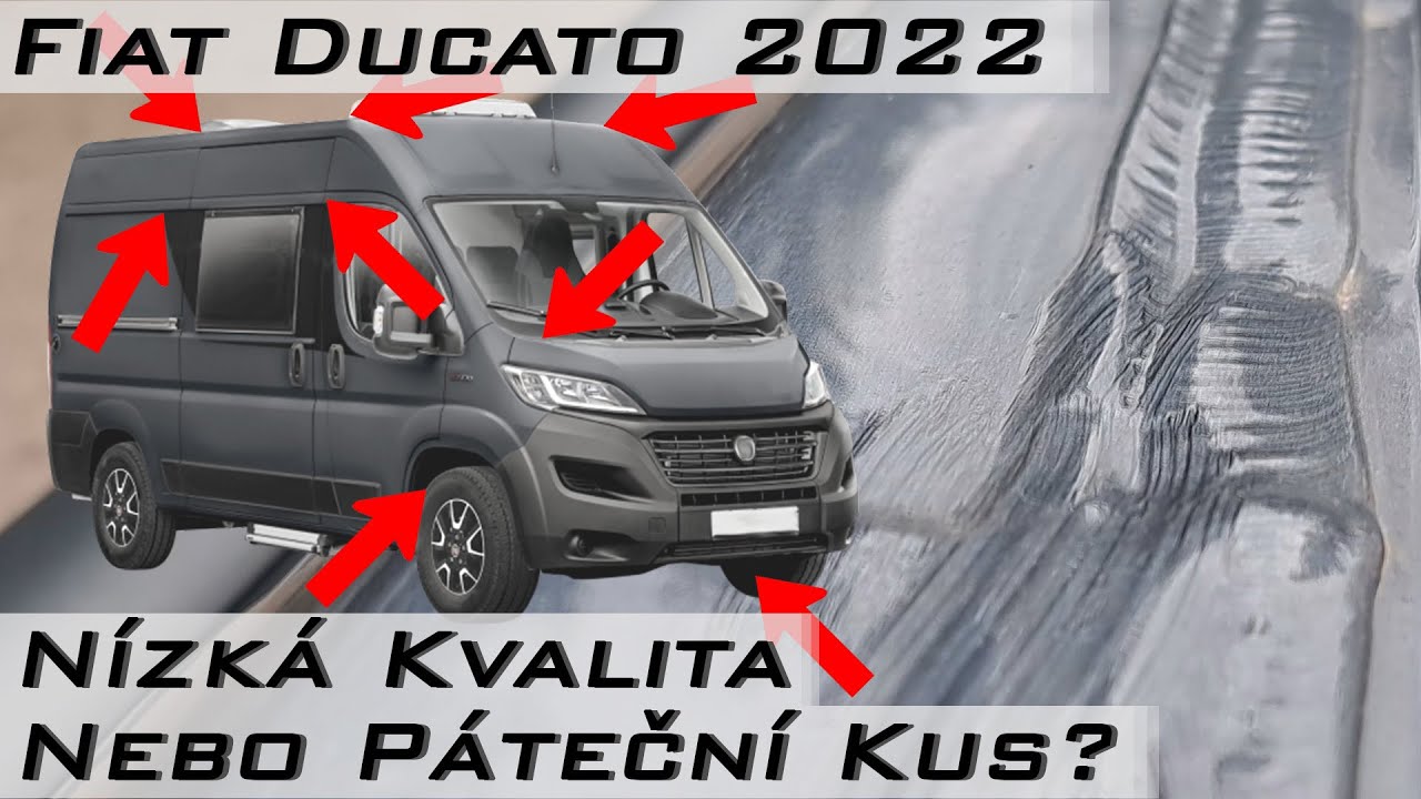 Fiat Ducato 2022 - Špatná kvalita zpracováni a koroze na novém autě