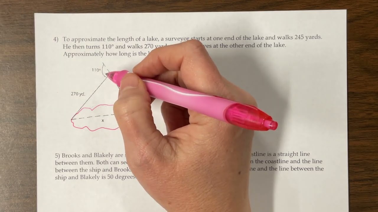 8C Non-Right Triangle Application Problems