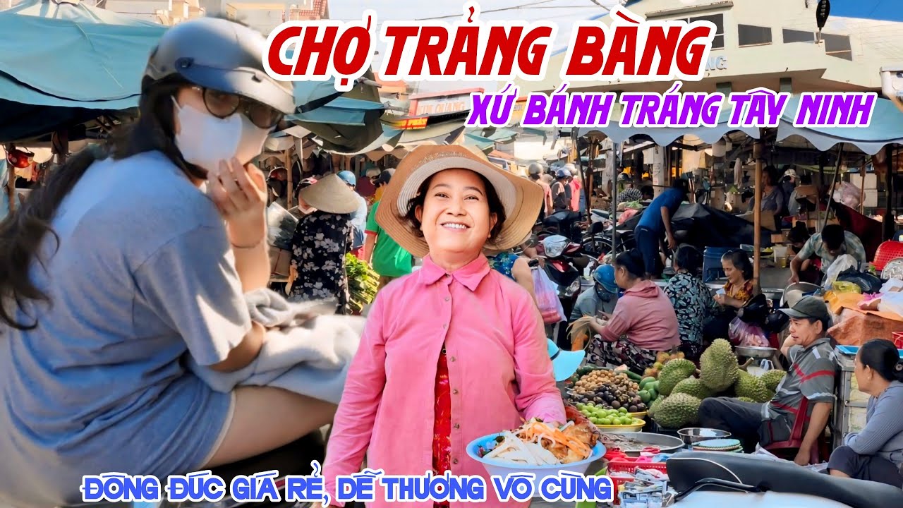 Quá Rẻ BÁNH TRÁNG ĐẶC SẢN XỨ TÂY NINH Tại CHỢ TRẢNG BÀNG - Bà Con Xứ Trảng Dễ Thương Vô Cùng | KPVL