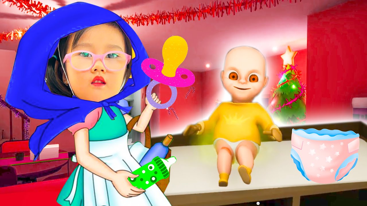 Cam Cam học làm bảo mẫu , chăm sóc em bé sao cho đúng cách- Cam Cam TV