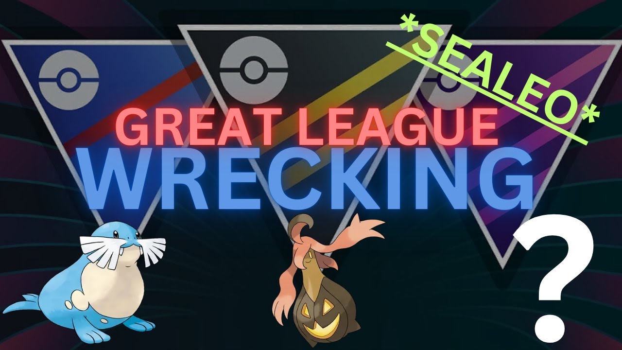 Great League Sealeo Gourgeist team is WRECKING in PokemonGo!