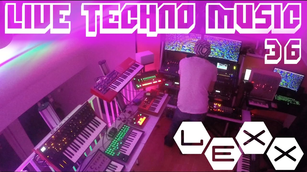 LexX - Live techno music #36 (Sub37, Sub Phatty, Elektron Trinity, TR-8, A100, Nord Lead 4)