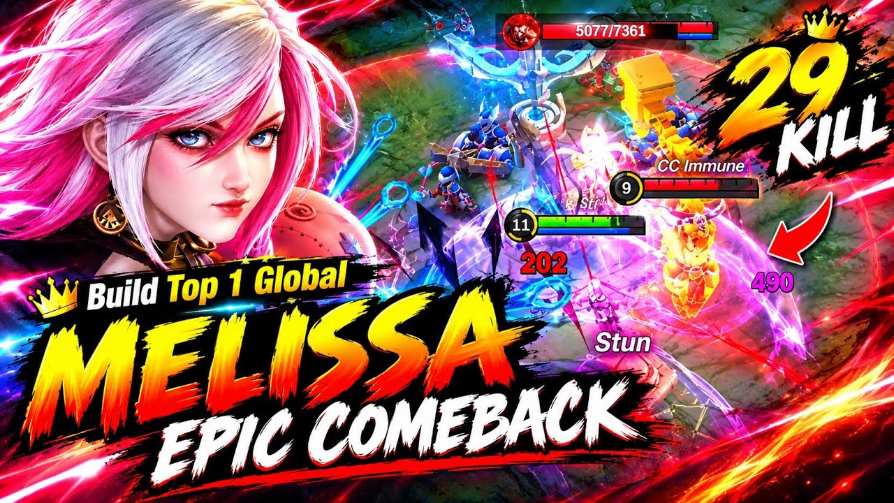 NEW META!! MELISSA FULL ATTACK SPEED BUILD (ATTACK SPEED HACK) - BUILD TOP 1 GLOBAL MELISSA ~ MLBB
