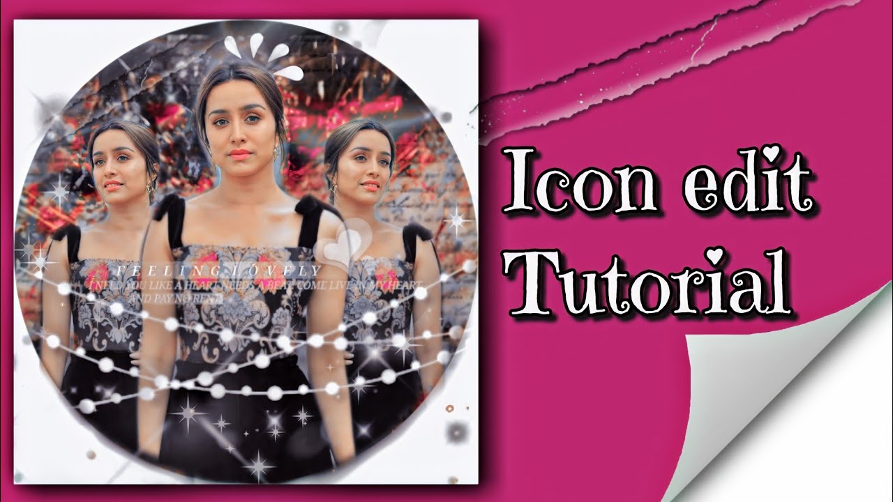 Icon edit Tutorial. Editing Tutorial for fanpages ❤️. Tutorials By Raida.