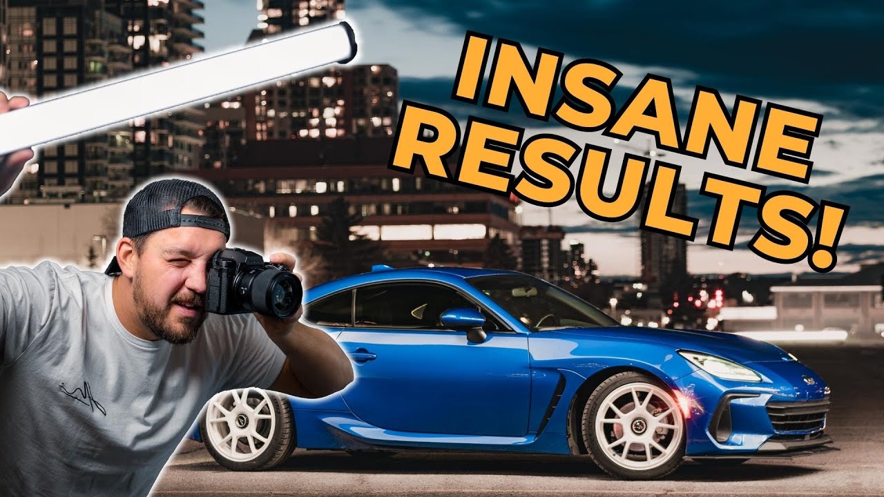 These Car Photography Tips are LIT 🔥 How to Shoot Cars At Night With Light Painting!