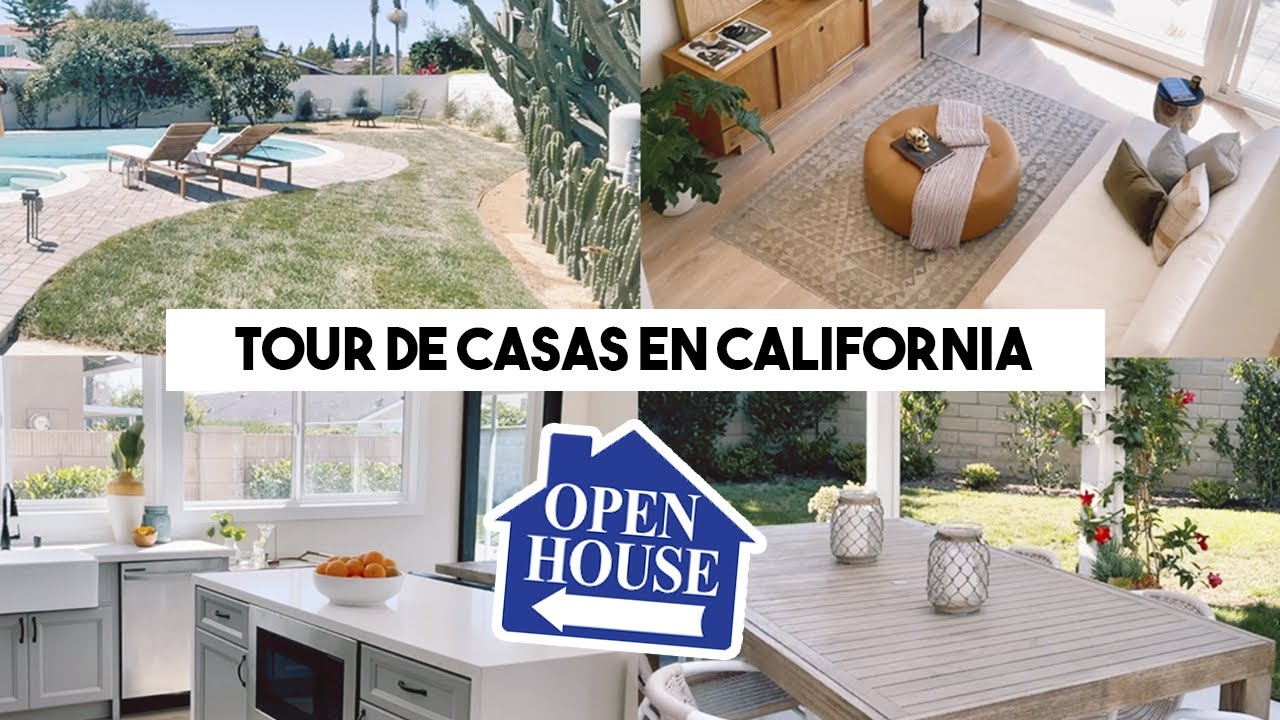 3 HOUSE TOURS: Queremos comprar una casa en California
