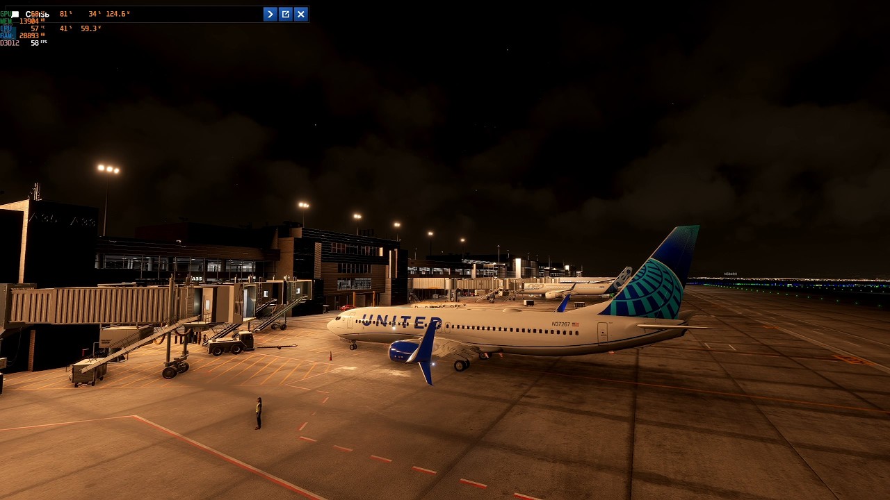 SimBitWorld v2. MSFS 2024.PMDG 737-800. KDEN(Denver Airport) - KDFW(Dallas Fort Worth Airport )